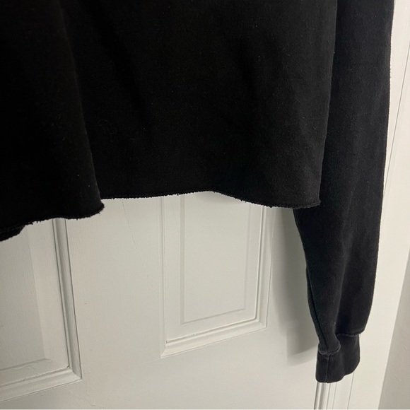 BRANDY MELVILLE JOHN GALT Uh Huh Honey sweatshirt crewneck cropped top sweater - Picture 8 of 10